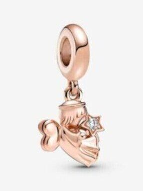 PANDORA Heart Winged Angel Dangle Charm